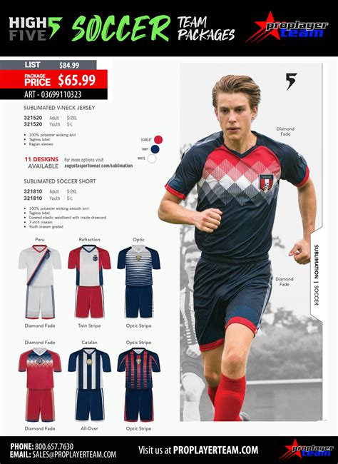 youth soccer uniforms package deals